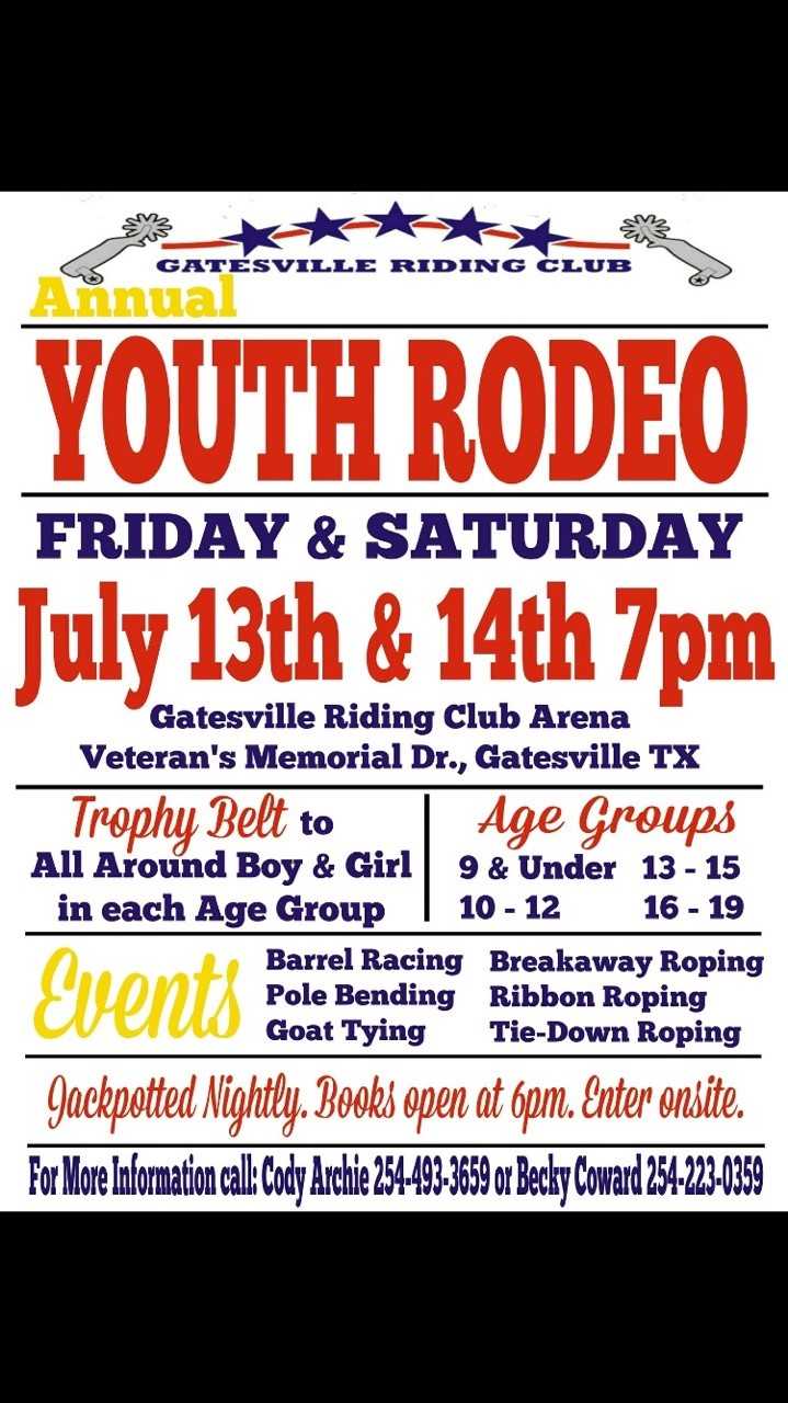 Jr Rodeo Gatesville Riding Club